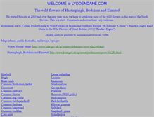 Tablet Screenshot of lyddendane.com